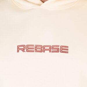 262RTOP-1111 HOODIE WITH HIGH DENSITY PRINT (INTERLOCK) POLAR WHITE - Image 5