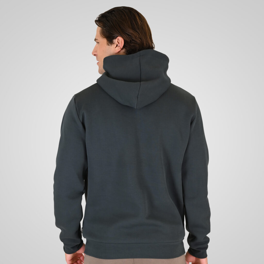 262RTOP-1111 HOODIE WITH HIGH DENSITY PRINT (INTERLOCK) SHADOW GREEN
