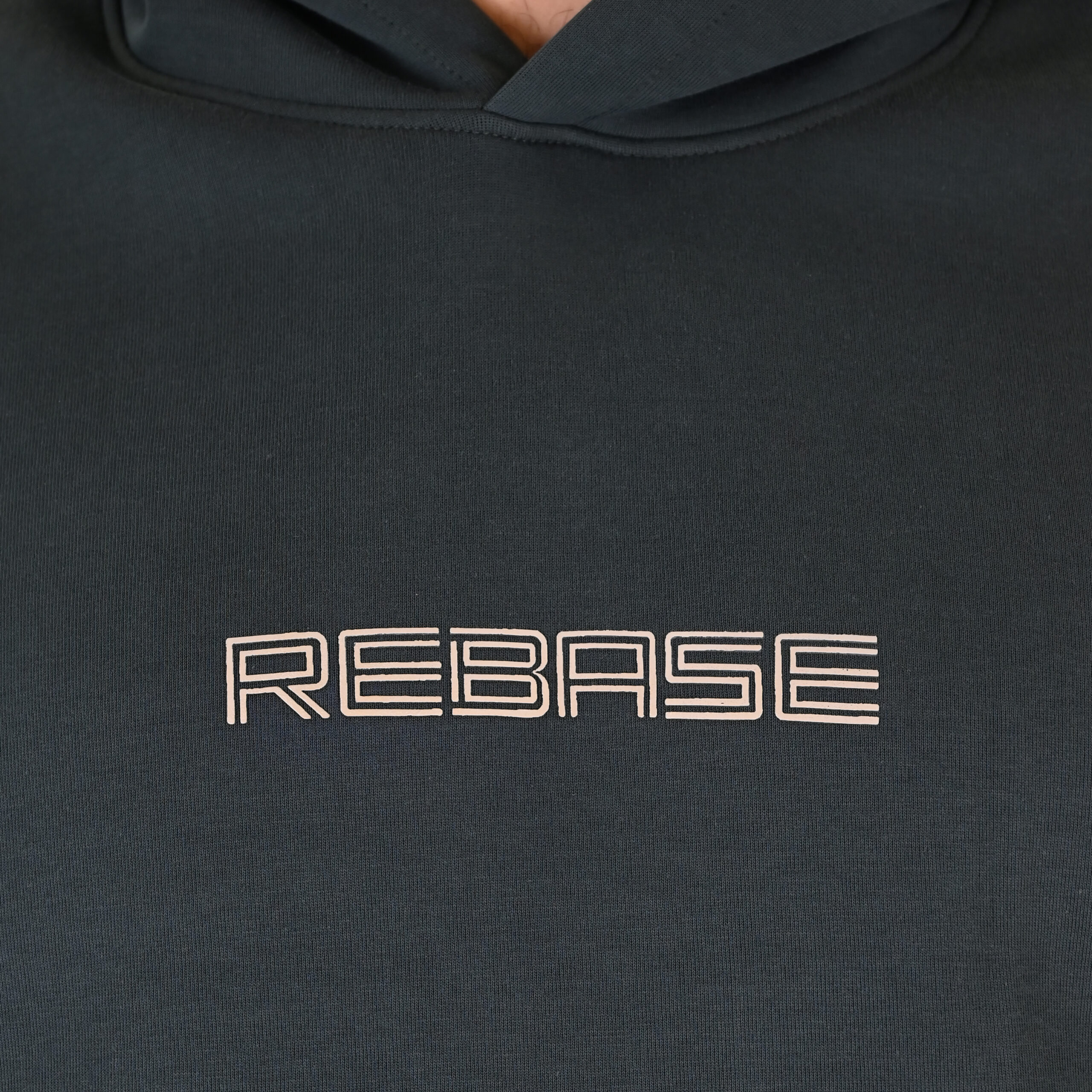 262RTOP-1111 HOODIE WITH HIGH DENSITY PRINT (INTERLOCK) SHADOW GREEN - Image 5