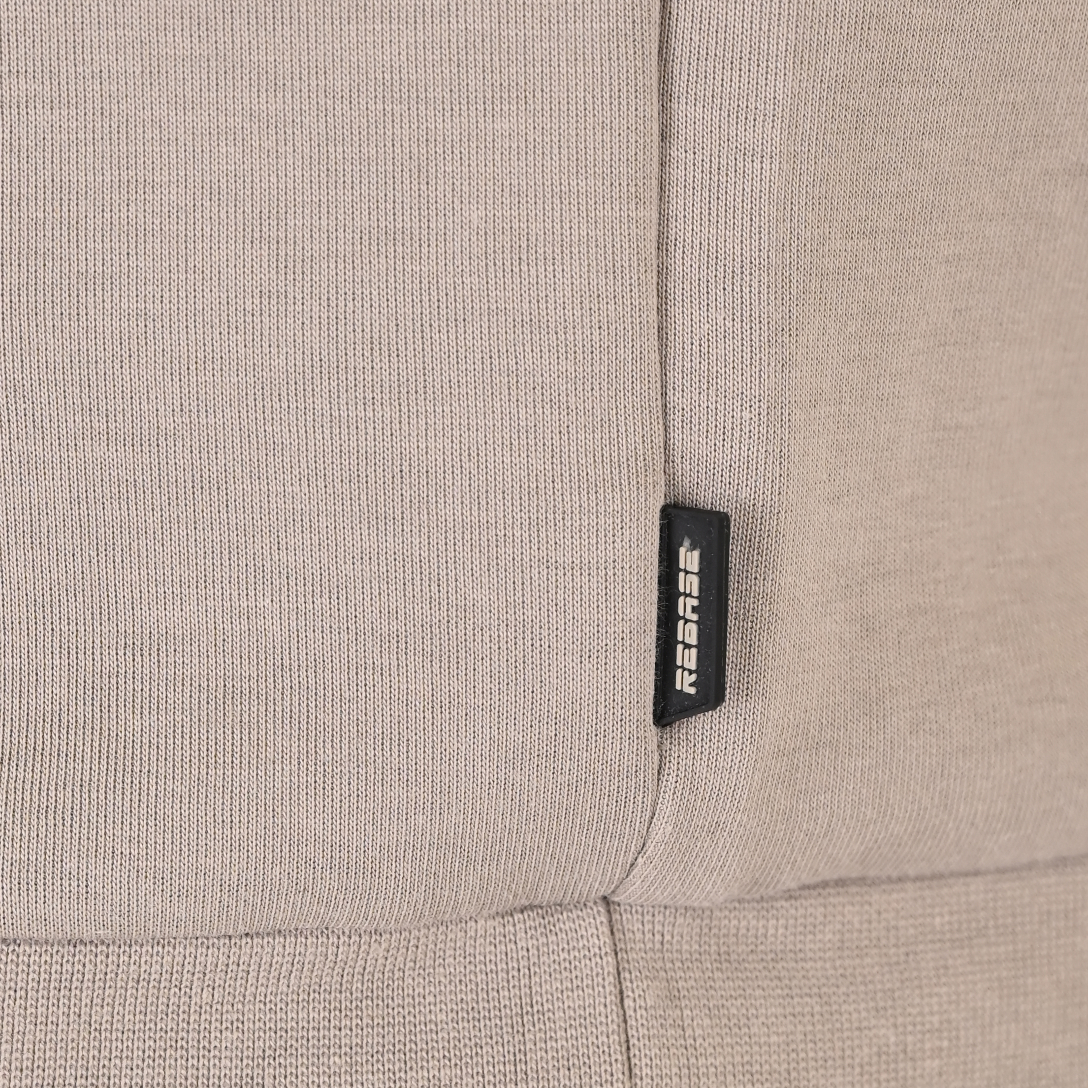262RTOP-1111 HOODIE WITH HIGH DENSITY PRINT (INTERLOCK) SMOKE BEIGE - Image 6