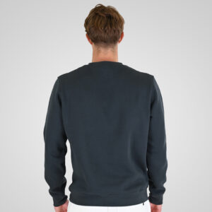 262RTOP-1113 CREWNECK TOP WITH HIGH DENSITY PRINT (BRUSHED FLEECE) ANTHRACITE - Image 4