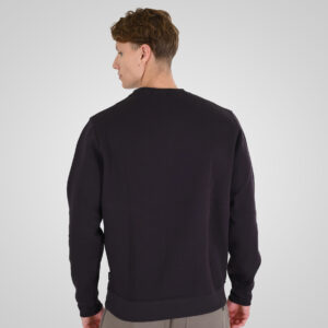 262RTOP-1113 CREWNECK TOP WITH HIGH DENSITY PRINT (BRUSHED FLEECE) AUBERGINE - Image 4