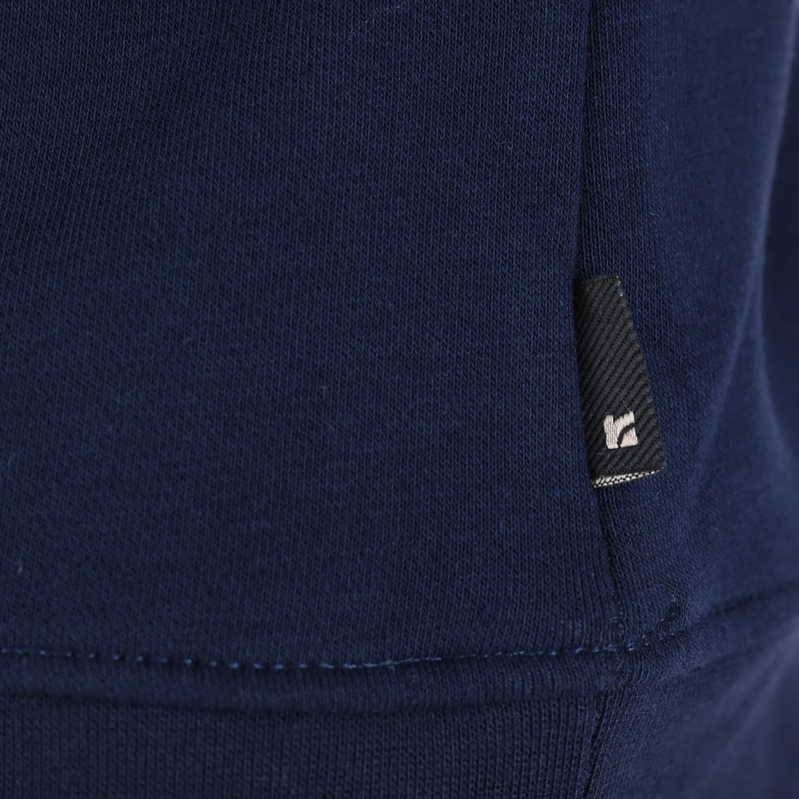 262RTOP-1113 CREWNECK TOP WITH HIGH DENSITY PRINT (BRUSHED FLEECE) NAVY - Image 6