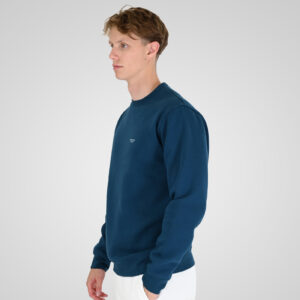 262RTOP-1113 CREWNECK TOP WITH HIGH DENSITY PRINT (BRUSHED FLEECE) PACIFIC BLUE - Image 3