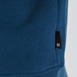 262RTOP-1113 CREWNECK TOP WITH HIGH DENSITY PRINT (BRUSHED FLEECE) PACIFIC BLUE - Image 6