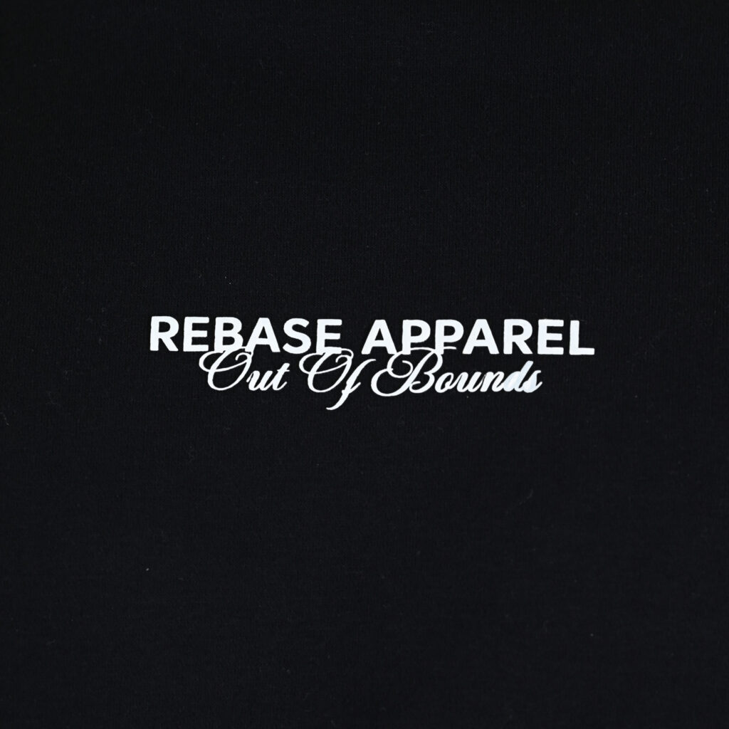 262RTOP-1114 CREWNECK TOP WITH HIGH DENSITY (BRUSHED FLEECE) BLACK
