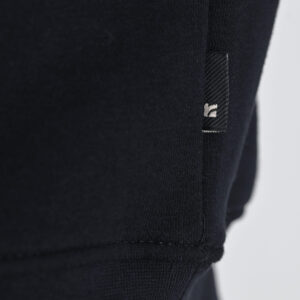 262RTOP-1114 CREWNECK TOP WITH HIGH DENSITY (BRUSHED FLEECE) BLACK - Image 6