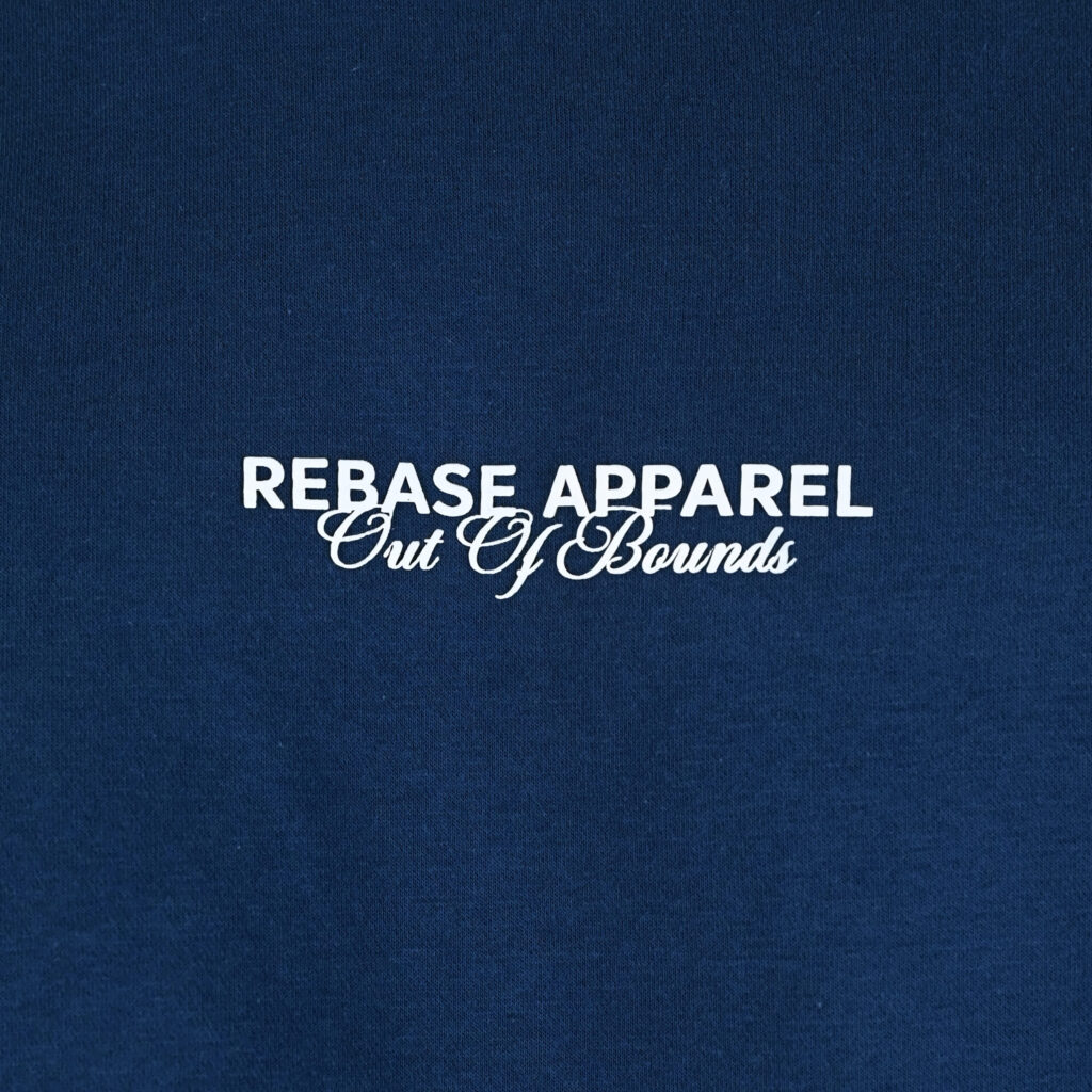 262RTOP-1114 CREWNECK TOP WITH HIGH DENSITY (BRUSHED FLEECE) INDIGO