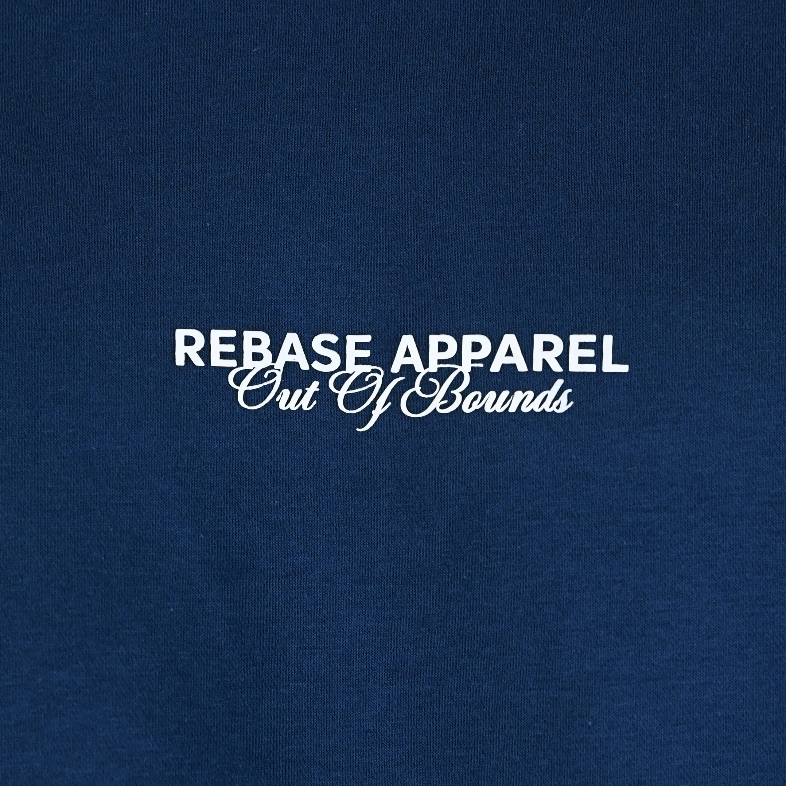262RTOP-1114 CREWNECK TOP WITH HIGH DENSITY (BRUSHED FLEECE) INDIGO - Image 5