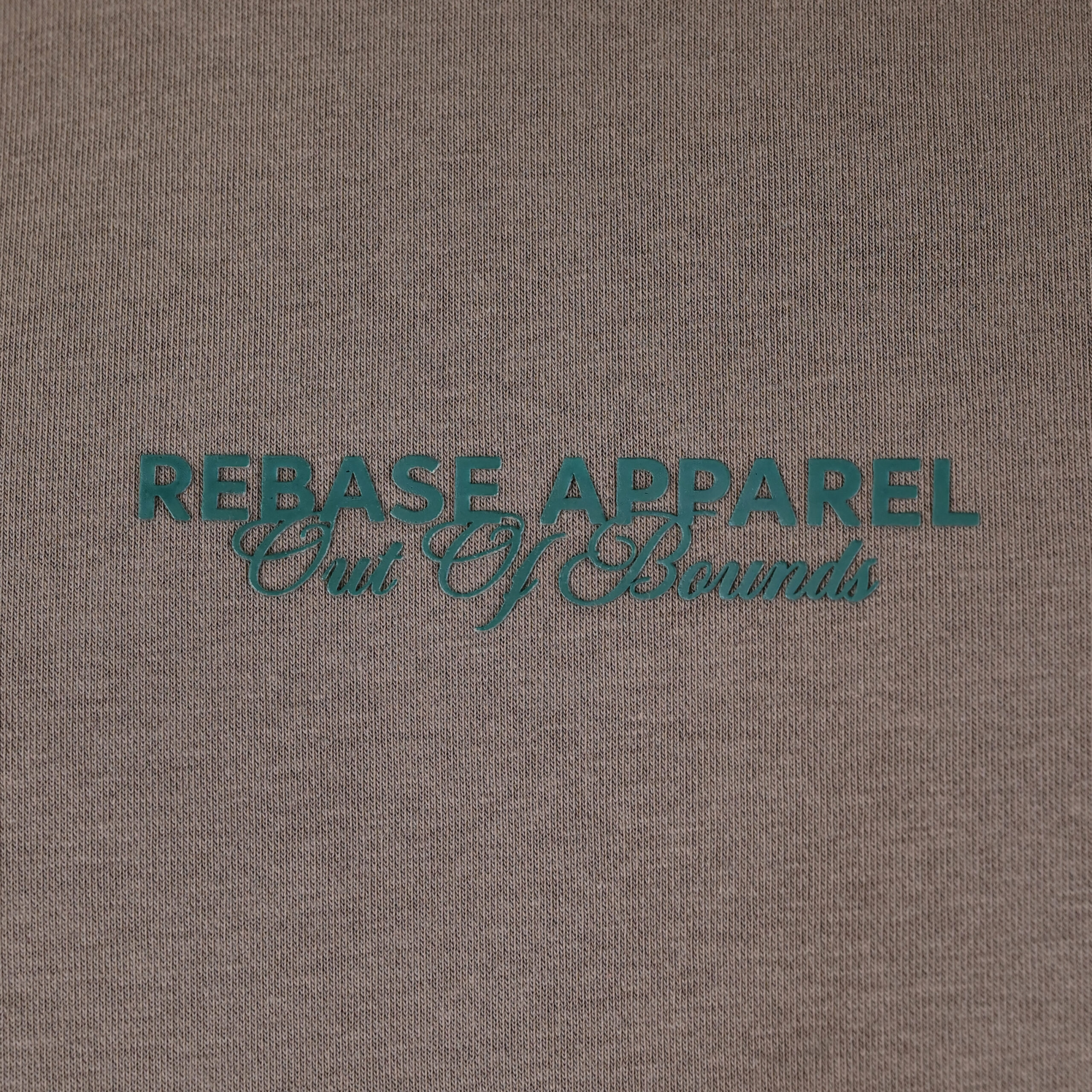 262RTOP-1114 CREWNECK TOP WITH HIGH DENSITY (BRUSHED FLEECE) TAUPE - Image 5