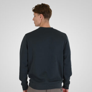262RTOP-1115 CREWNECK TOP WITH 3D EMBROIDERY AND DENSE EMBROIDERY (BRUSHED FLEECE) ANTHRACITE - Image 4