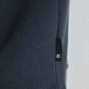 262RTOP-1115 CREWNECK TOP WITH 3D EMBROIDERY AND DENSE EMBROIDERY (BRUSHED FLEECE) ANTHRACITE - Image 6