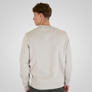 262RTOP-1115 CREWNECK TOP WITH 3D EMBROIDERY AND DENSE EMBROIDERY (BRUSHED FLEECE) ICE - Image 4