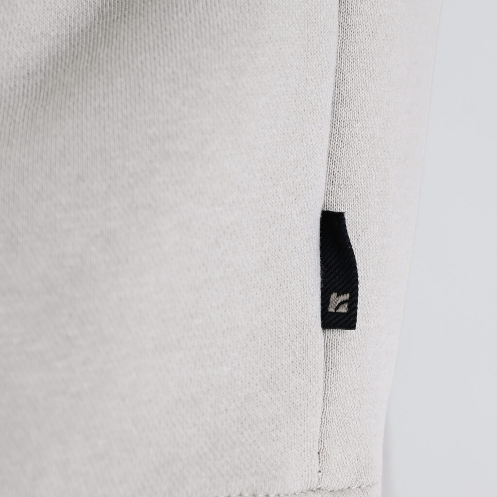 262RTOP-1115 CREWNECK TOP WITH 3D EMBROIDERY AND DENSE EMBROIDERY (BRUSHED FLEECE) ICE