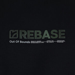 262RTOP-1116 CREWNECK TOP WITH TWO COLORED LAYER HIGH DENSITY PRINT (BRUSHED FLEECE) BLACK - Image 5