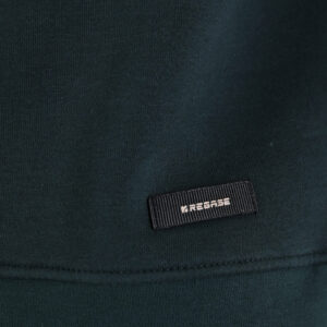262RTOP-1116 CREWNECK TOP WITH TWO COLORED LAYER HIGH DENSITY PRINT (BRUSHED FLEECE) FOREST GREEN - Image 6
