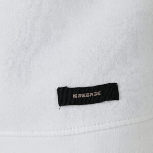 262RTOP-1116 CREWNECK TOP WITH TWO COLORED LAYER HIGH DENSITY PRINT (BRUSHED FLEECE) OFF WHITE - Image 6