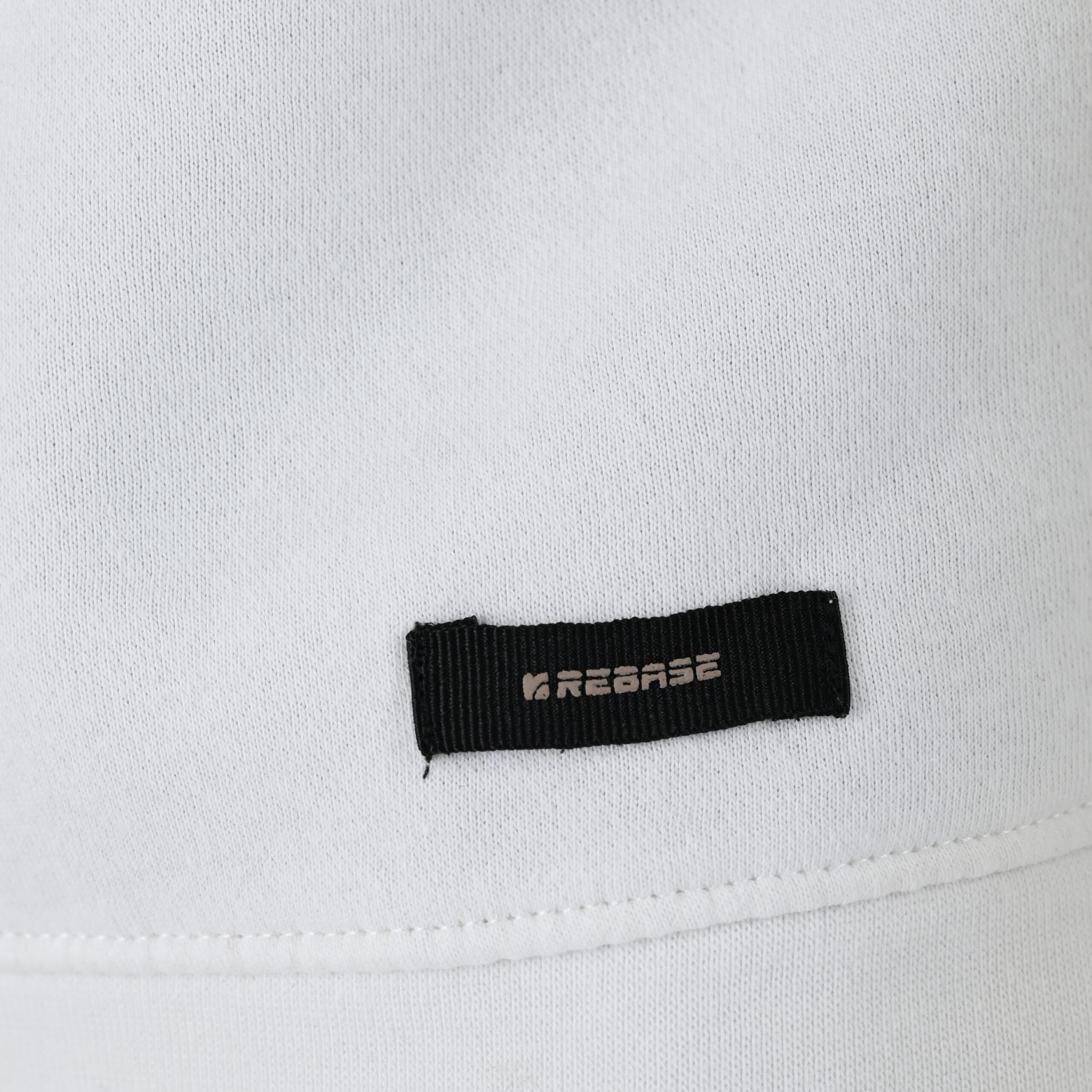 262RTOP-1116 CREWNECK TOP WITH TWO COLORED LAYER HIGH DENSITY PRINT (BRUSHED FLEECE) OFF WHITE - Image 6