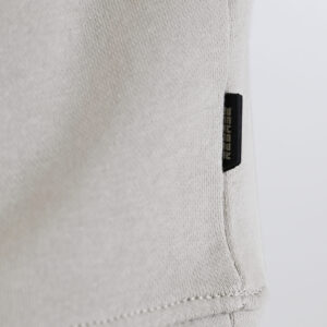 262RTOP-1117 CREWNECK TOP WITH EMBOSSED PRINT (BRUSHED FLEECE) ICE - Image 6
