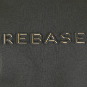 262RTOP-1117 CREWNECK TOP WITH EMBOSSED PRINT (BRUSHED FLEECE) KHAKI - Image 5