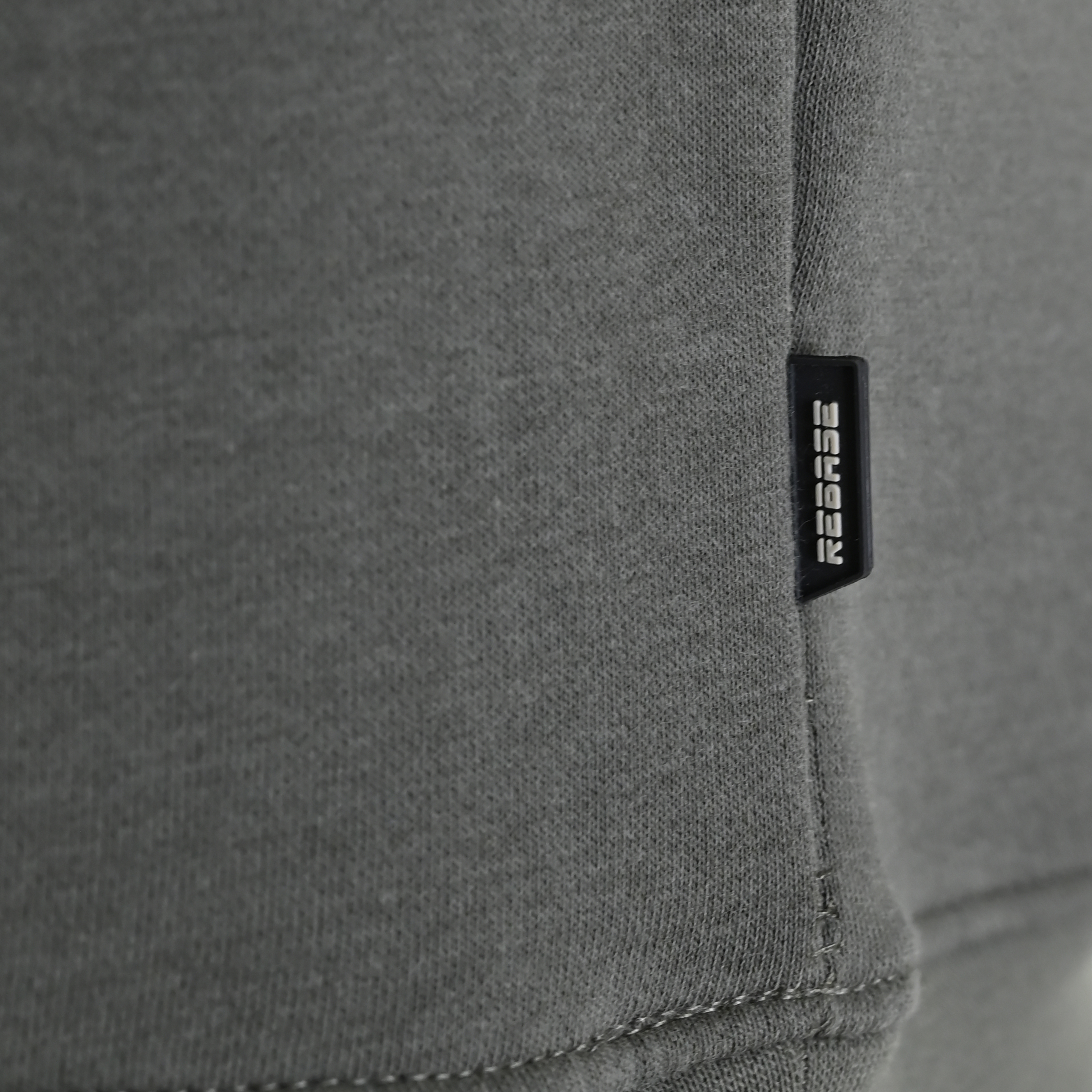 262RTOP-1117 CREWNECK TOP WITH EMBOSSED PRINT (BRUSHED FLEECE) KHAKI - Image 6