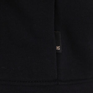 262RTOP-1122 HOODIE FULL-ZIP WITH HIGH DENSITY PRINT (BRUSHED FLEECE) BLACK - Image 6
