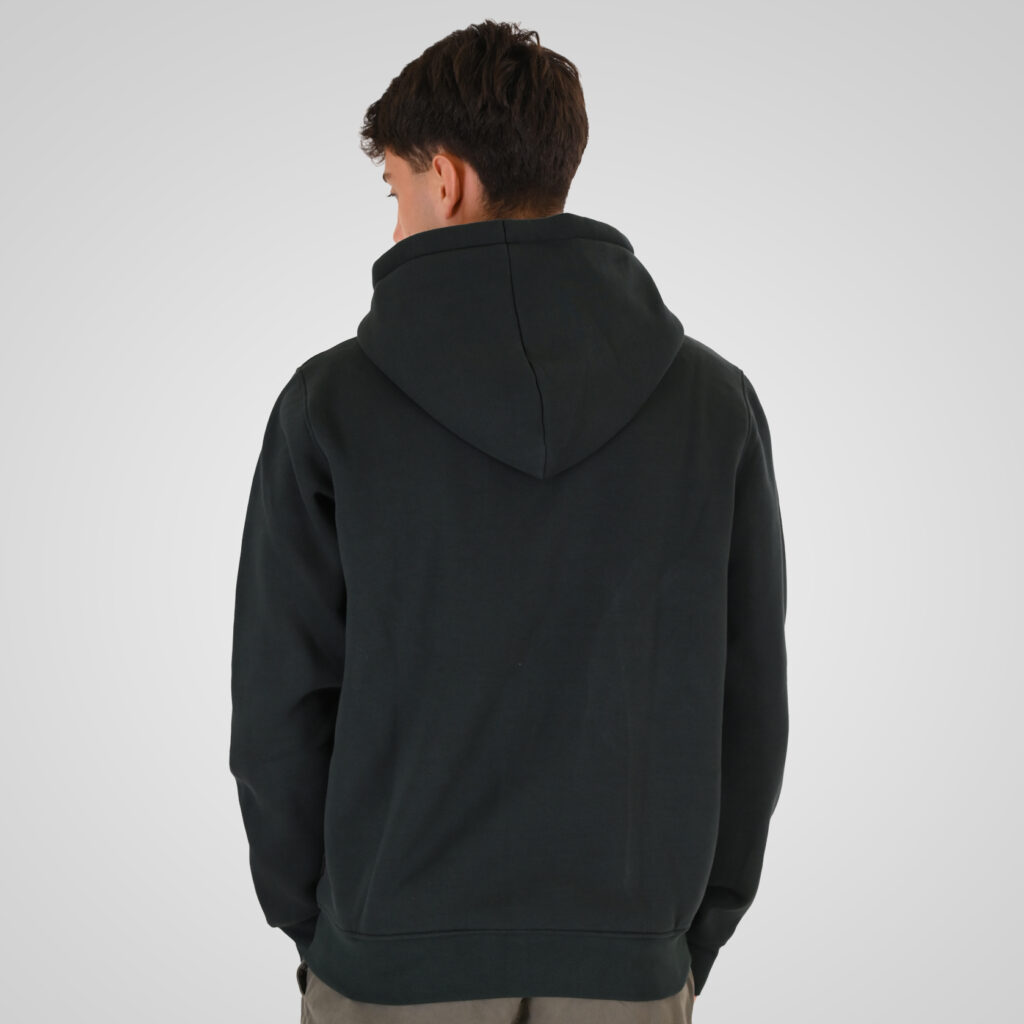 262RTOP-1122 HOODIE FULL-ZIP WITH HIGH DENSITY PRINT (BRUSHED FLEECE) FOREST GREEN