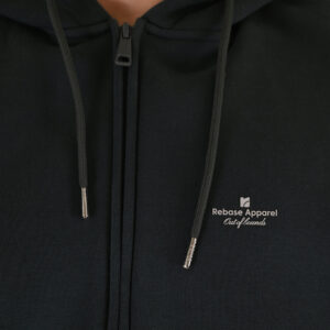 262RTOP-1122 HOODIE FULL-ZIP WITH HIGH DENSITY PRINT (BRUSHED FLEECE) FOREST GREEN - Image 5