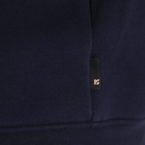 262RTOP-1122 HOODIE FULL-ZIP WITH HIGH DENSITY PRINT (BRUSHED FLEECE) NAVY - Image 6
