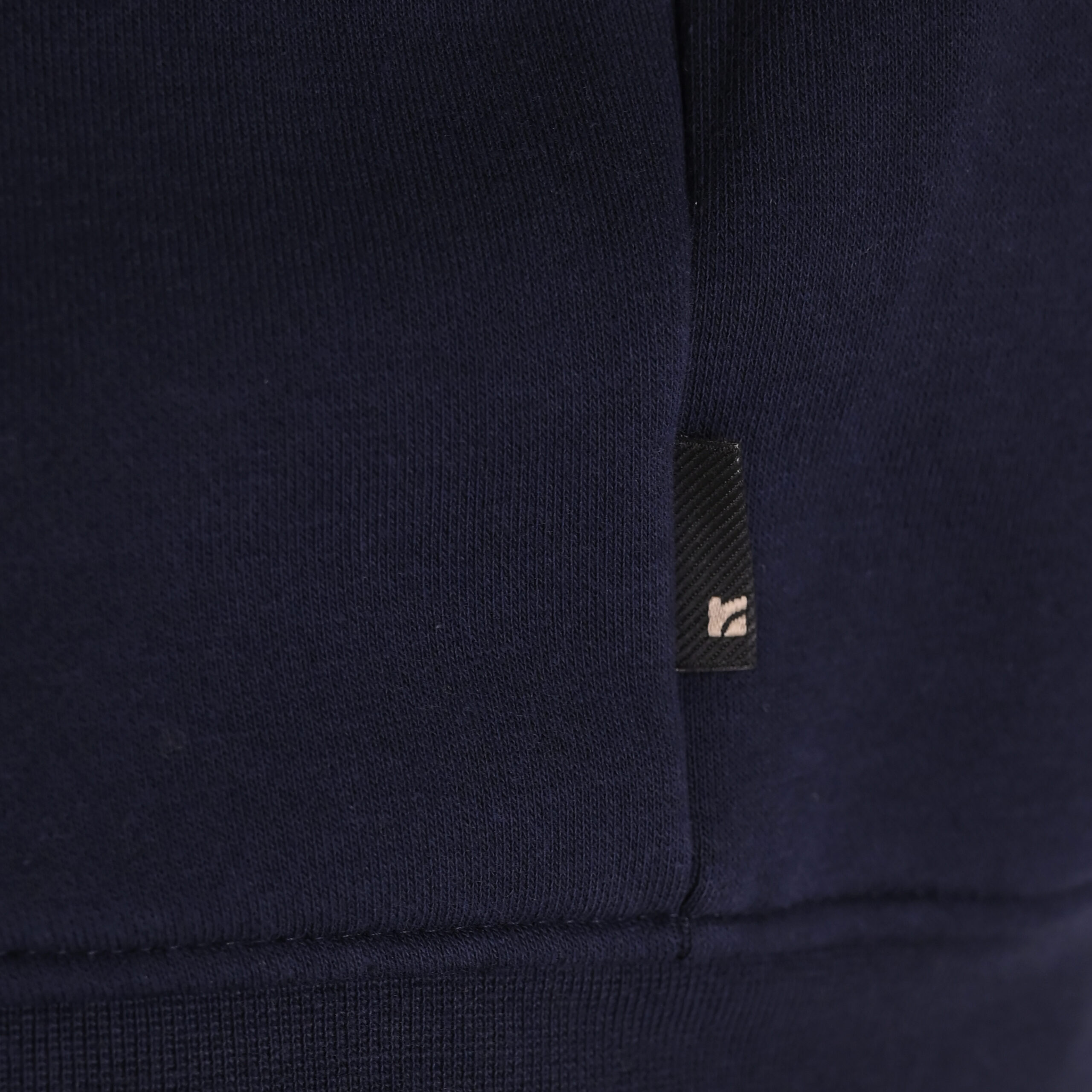 262RTOP-1122 HOODIE FULL-ZIP WITH HIGH DENSITY PRINT (BRUSHED FLEECE) NAVY - Image 6