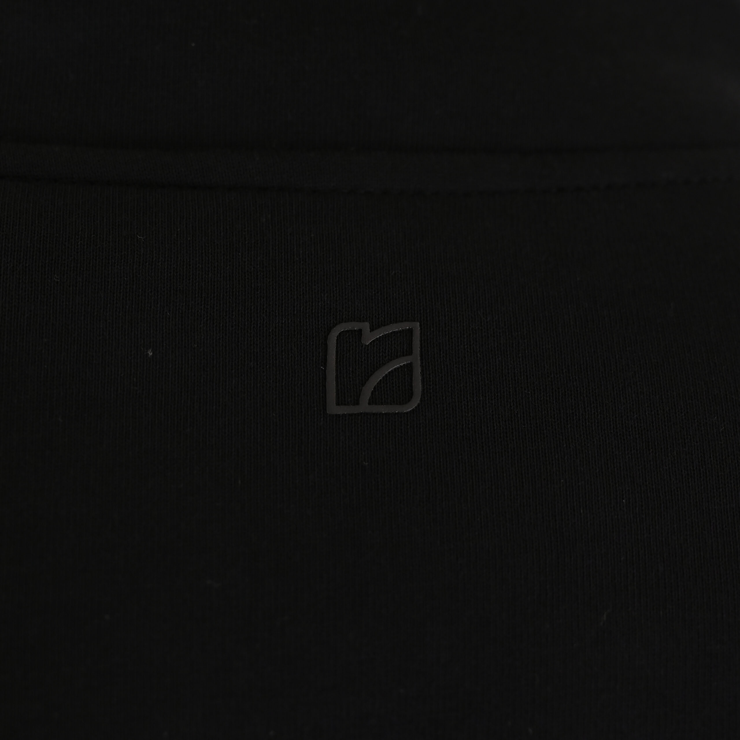 262RTOP-1123 FULL-ZIP WITH STAND-UP COLLAR AND ZIPPER POCKETS (INTERLOCK) BLACK - Image 7