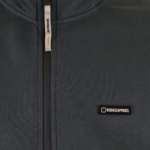 262RTOP-1123 FULL-ZIP WITH STAND-UP COLLAR AND ZIPPER POCKETS (INTERLOCK) SHADOW GREEN - Image 5