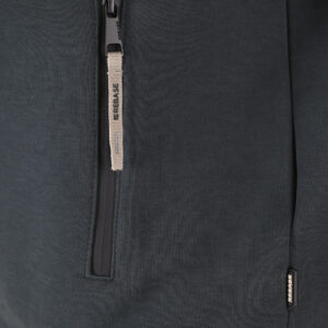 262RTOP-1123 FULL-ZIP WITH STAND-UP COLLAR AND ZIPPER POCKETS (INTERLOCK) SHADOW GREEN - Image 6