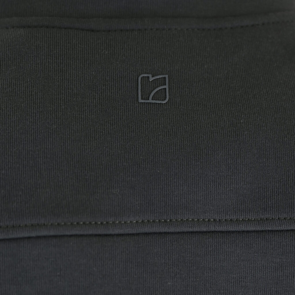 262RTOP-1123 FULL-ZIP WITH STAND-UP COLLAR AND ZIPPER POCKETS (INTERLOCK) SHADOW GREEN