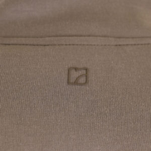262RTOP-1123 FULL-ZIP WITH STAND-UP COLLAR AND ZIPPER POCKETS (INTERLOCK) SMOKE BEIGE - Image 7