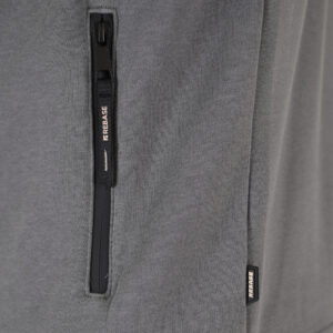 262RTOP-1124 HOODIE FULL-ZIP WITH HIGH DENSITY PRINT AND ZIPPER POCKETS (BRUSHED FLEECE) CLOUDY GREY - Image 7