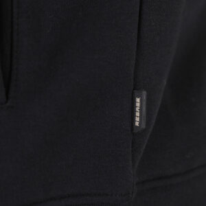 262RTOP-1172 FULL-ZIP TOP WITH STAND-UP COLLAR (BRUSHED FLEECE) BLACK - Image 5