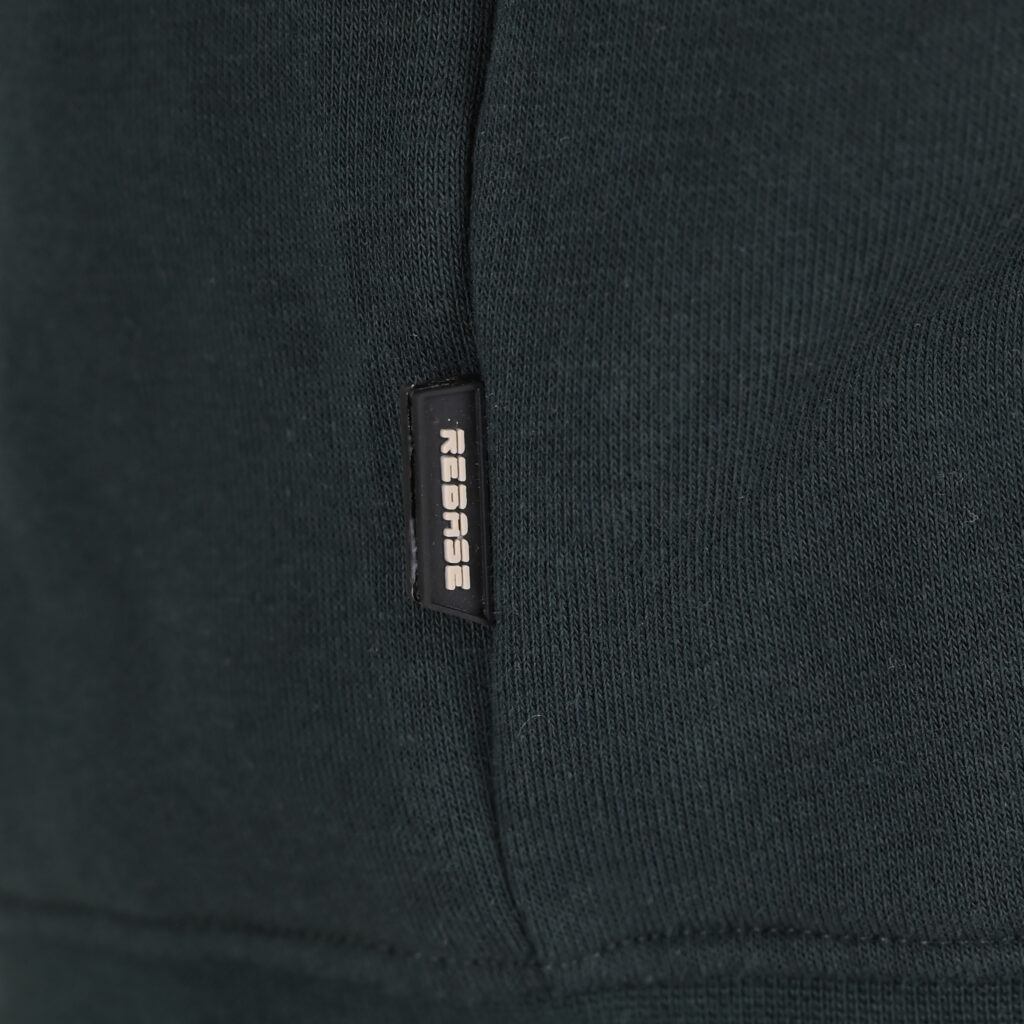 262RTOP-1172 FULL-ZIP TOP WITH STAND-UP COLLAR (BRUSHED FLEECE) FOREST GREEN