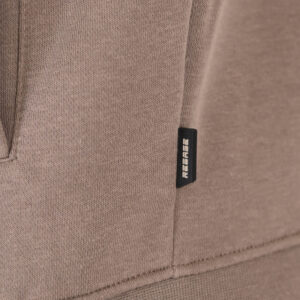 262RTOP-1172 FULL-ZIP TOP WITH STAND-UP COLLAR (BRUSHED FLEECE) TAUPE - Image 6