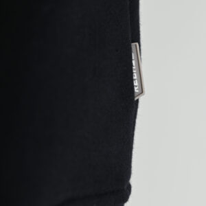 262RTOP-1173 CREWNECK TOP WITH ENGRAVED PRINT (BRUSHED FLEECE) BLACK - Image 6