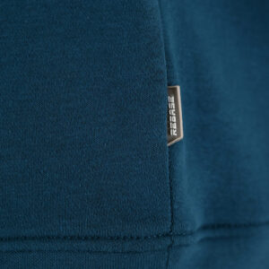 262RTOP-1173 CREWNECK TOP WITH ENGRAVED PRINT (BRUSHED FLEECE) DEEP TEAL - Image 6