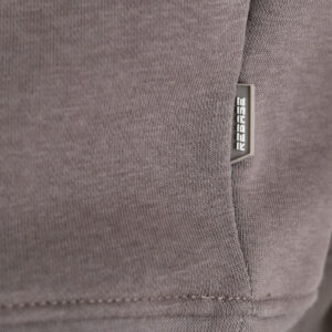262RTOP-1173 CREWNECK TOP WITH ENGRAVED PRINT (BRUSHED FLEECE) TAUPE - Image 6
