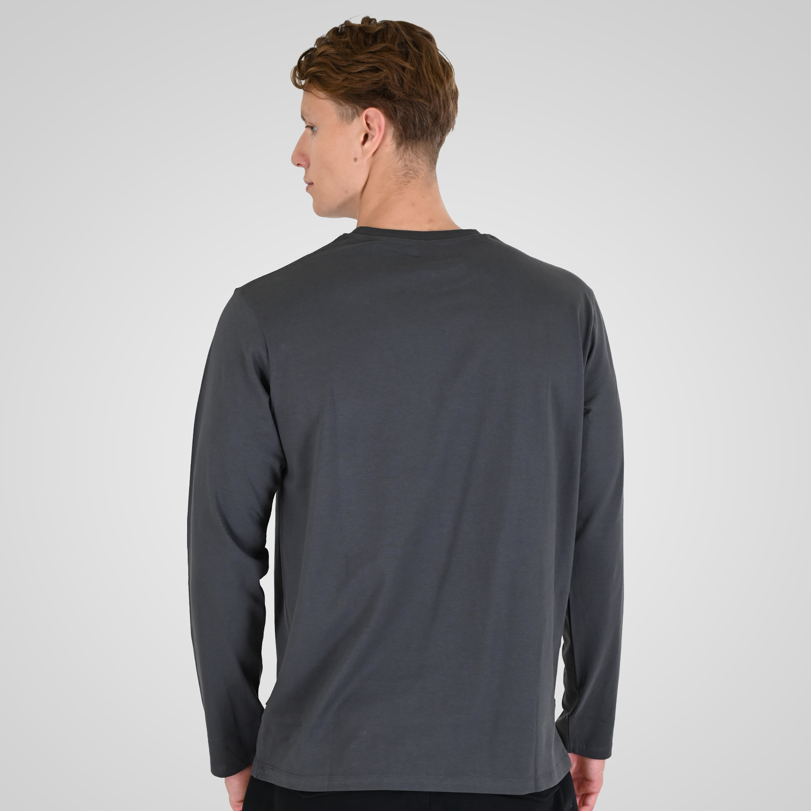 262RTS-9160 T-SHIRTS LONGSLEEVE WITH HIGH DENSITY PRINT ANTHRACITE - Image 4