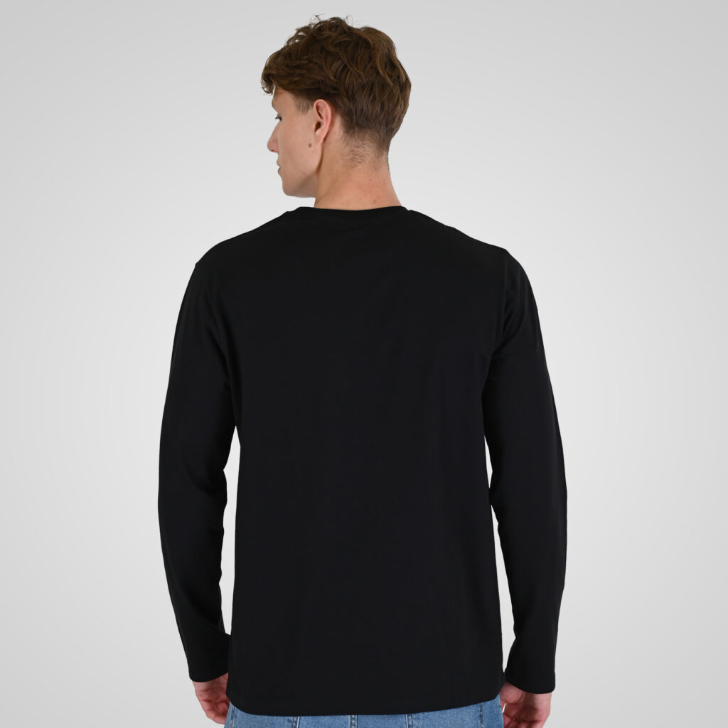 262RTS-9160 T-SHIRTS LONGSLEEVE WITH HIGH DENSITY PRINT BLACK