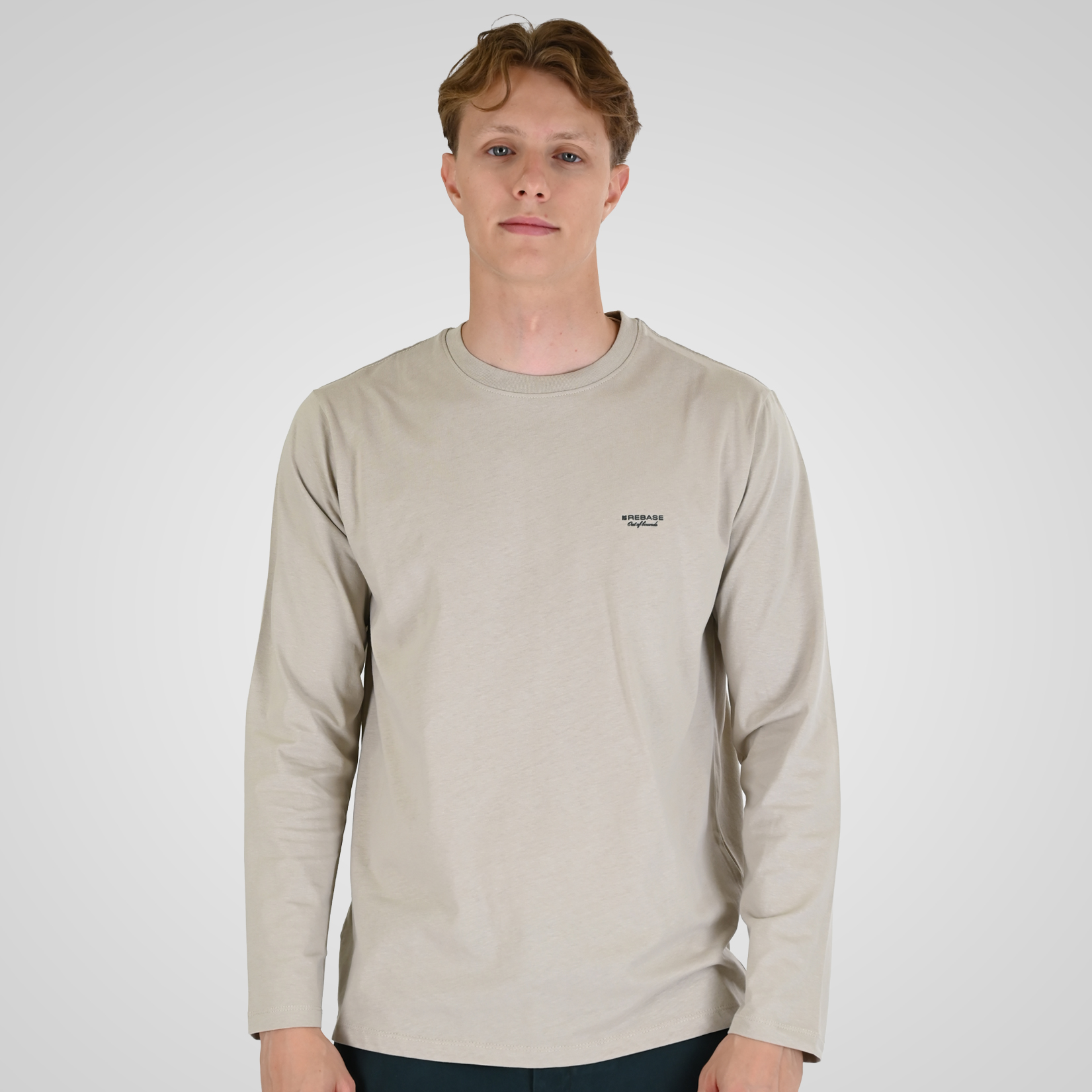 262RTS-9160 T-SHIRTS LONGSLEEVE WITH HIGH DENSITY PRINT LT ASH - Image 1