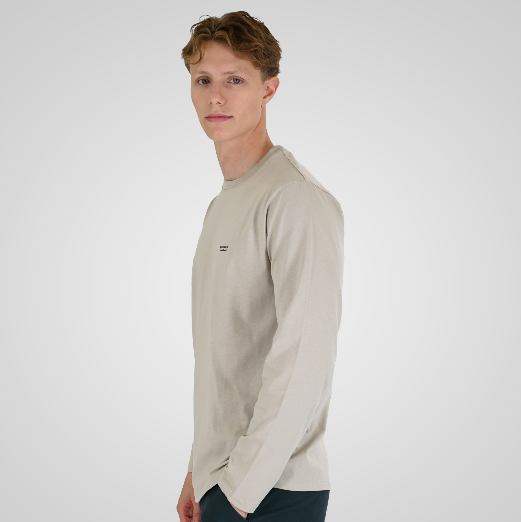 262RTS-9160 T-SHIRTS LONGSLEEVE WITH HIGH DENSITY PRINT LT ASH - Image 3