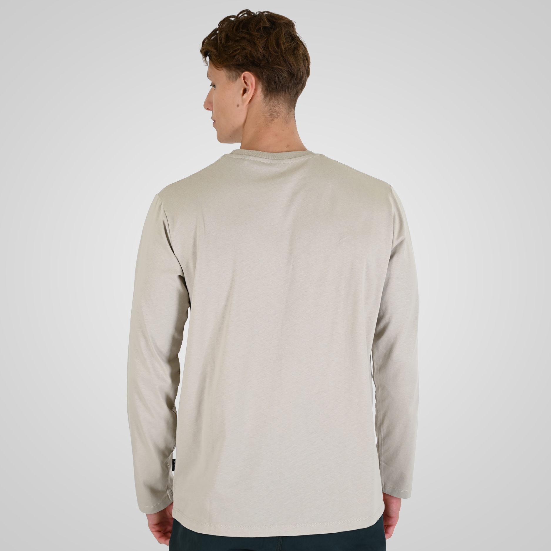 262RTS-9160 T-SHIRTS LONGSLEEVE WITH HIGH DENSITY PRINT LT ASH - Image 4