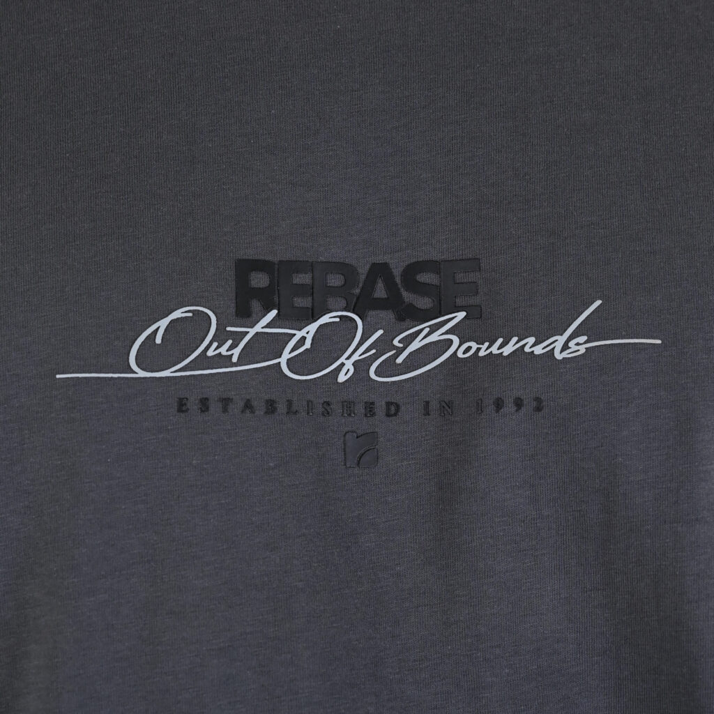 262RTS-9161 T-SHIRTS LONGSLEEVE WITH HIGH DENSITY PRINT ANTHRACITE