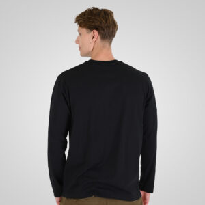 262RTS-9161 T-SHIRTS LONGSLEEVE WITH HIGH DENSITY PRINT BLACK - Image 4