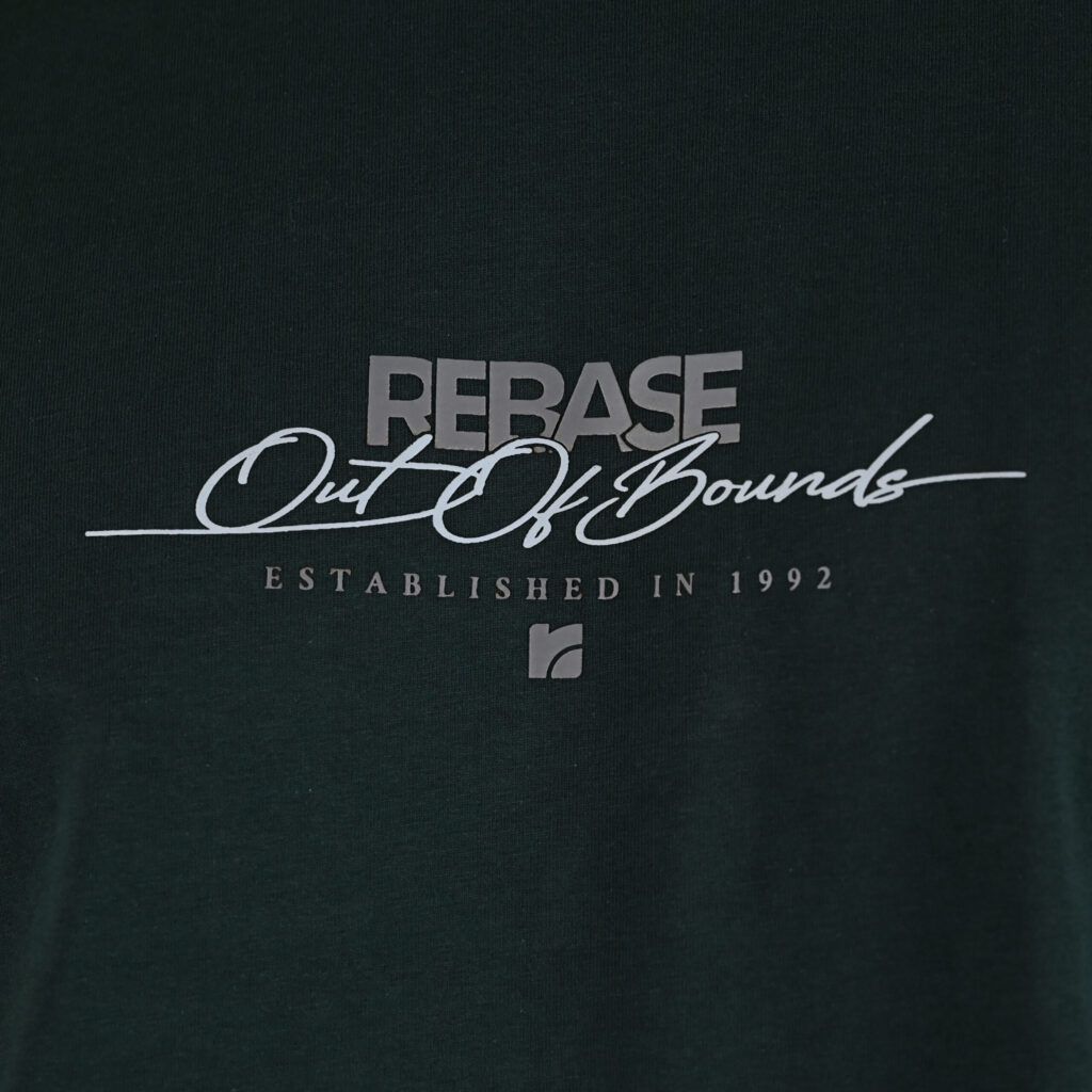 262RTS-9161 T-SHIRTS LONGSLEEVE WITH HIGH DENSITY PRINT FOREST GREEN